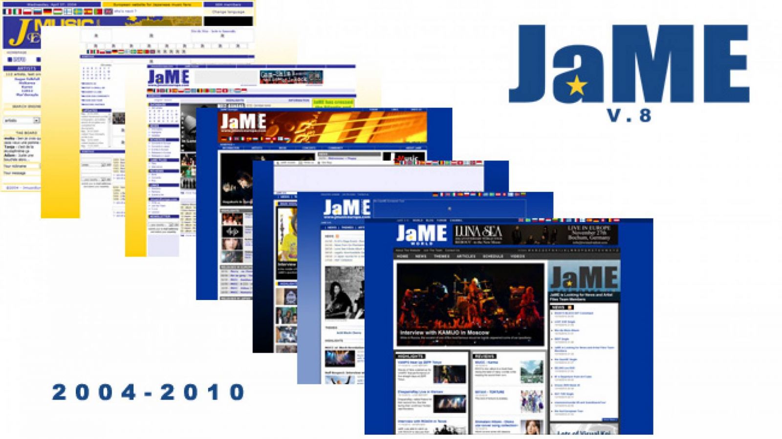 Welcome V8: New Version of JaME Online! © JaME
