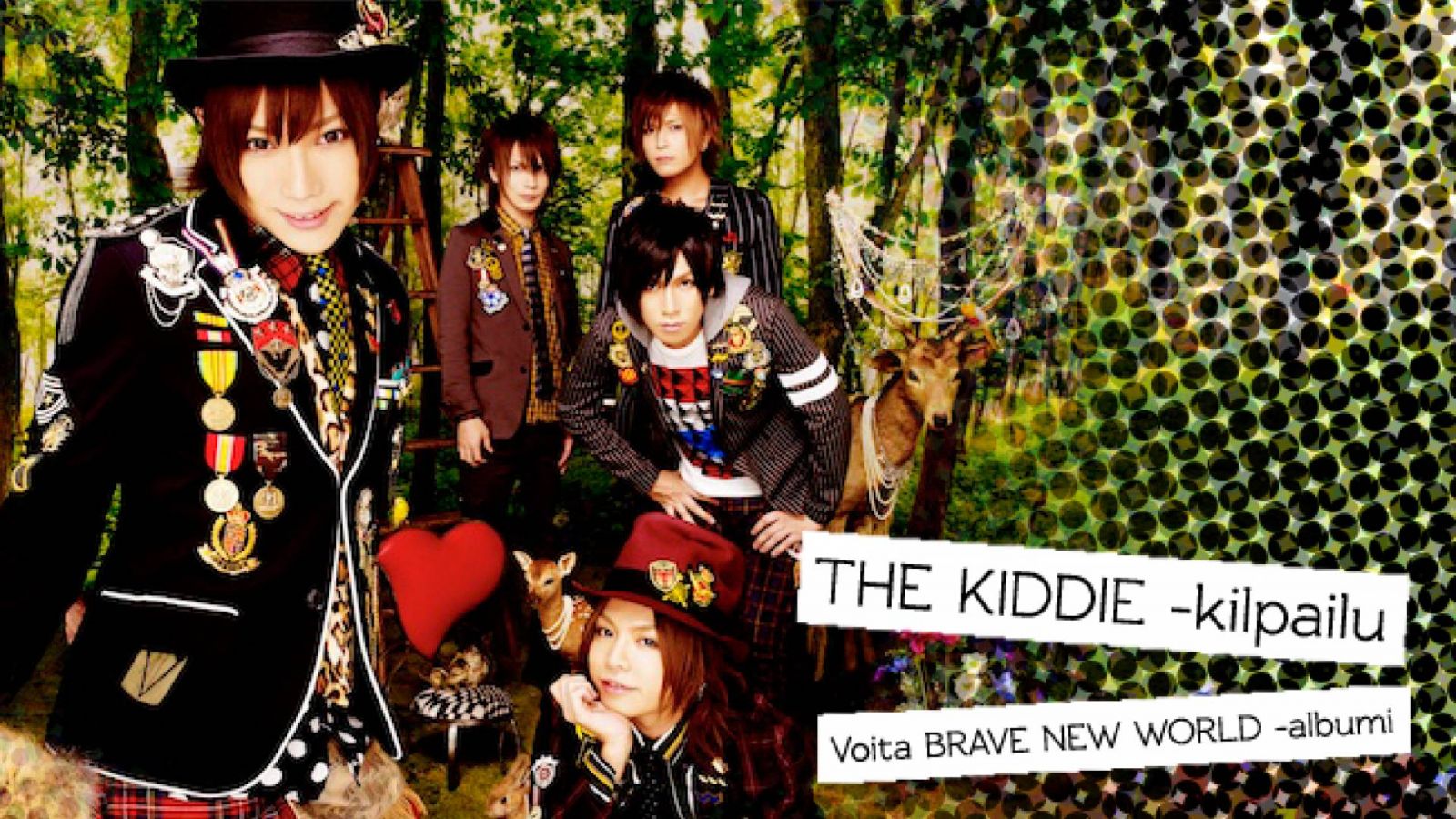 Voita THE KIDDIEn BRAVE NEW WORLD -albumi © THE KIDDIE / Ida, JaME Suomi