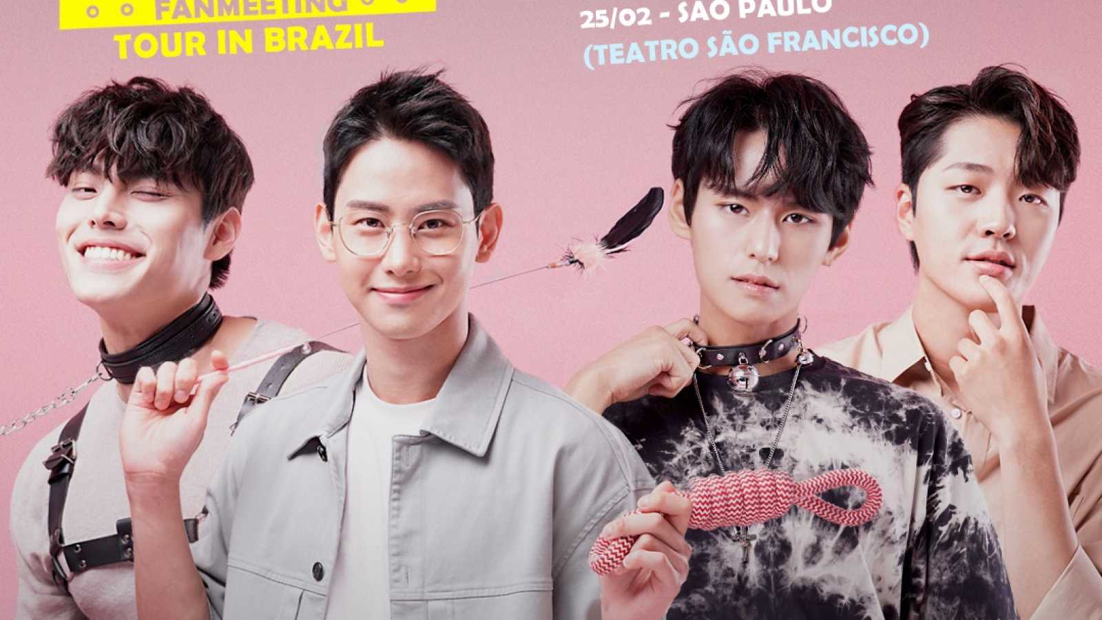 Elenco do k-drama Choco Milk Shake virá ao Brasil em 2024 © Highway Star