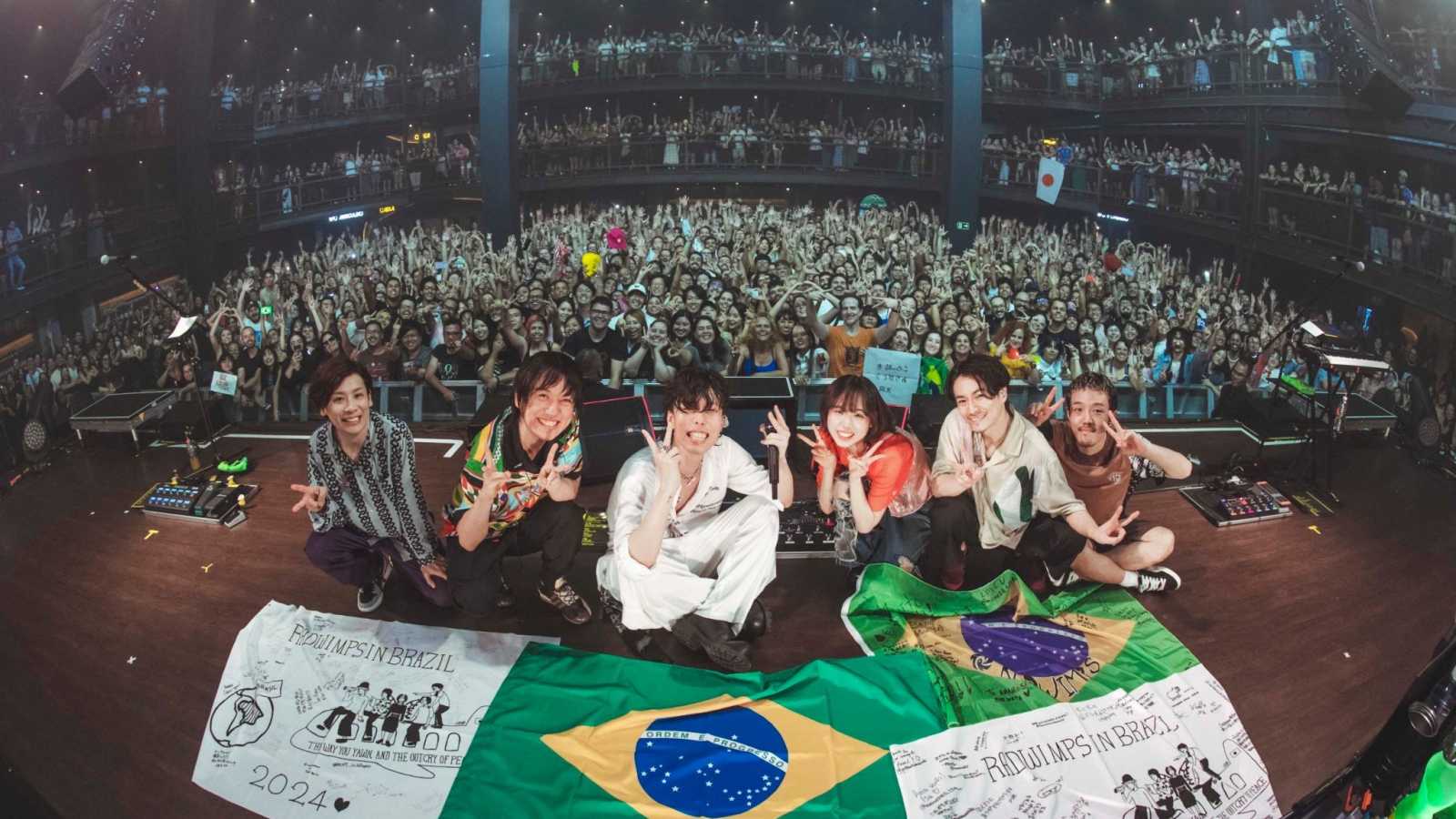 RADWIMPS WORLD TOUR 2024 "The way you yawn, and the outcry of Peace" em São Paulo © RADWIMPS. All rights reserved.