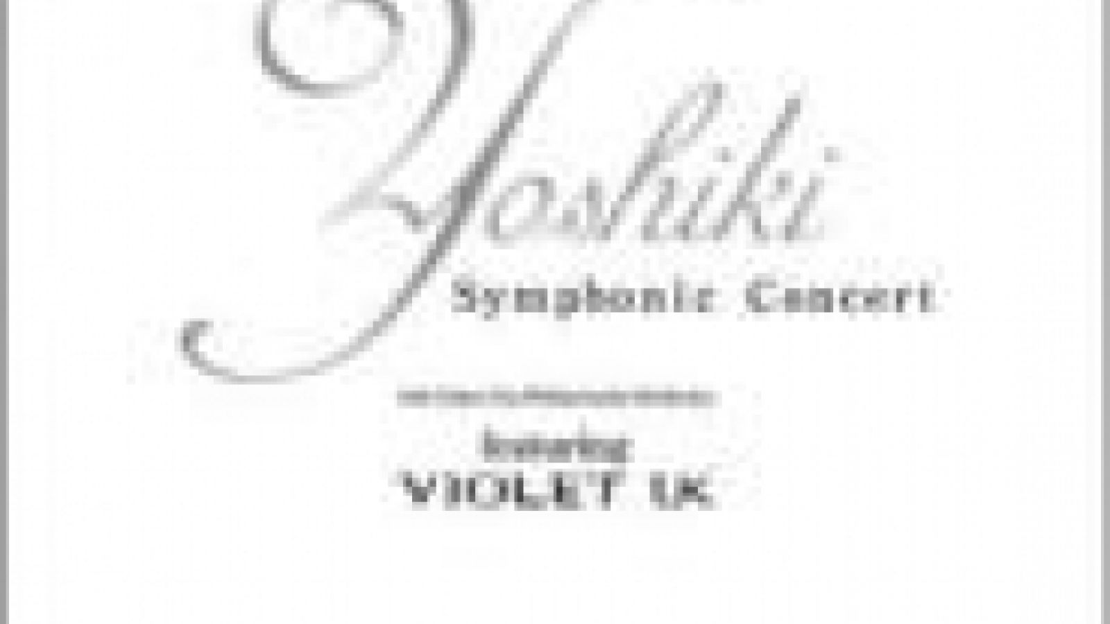 Violet UK - Yoshiki symphonic concert 2002 With Tokyo city philarmonic orchestra © 